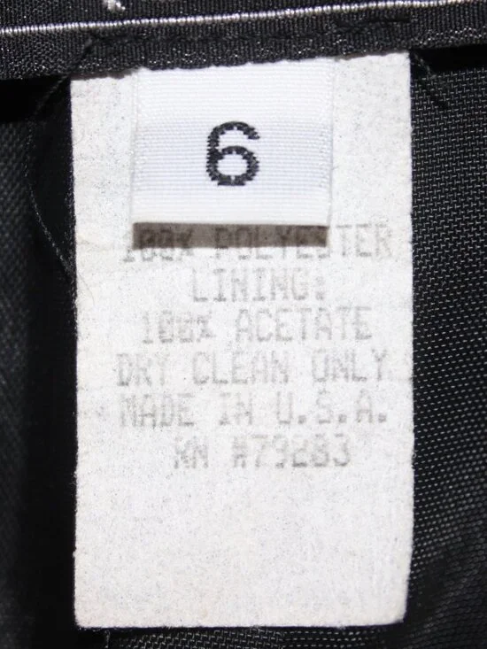 Alex Evenings Skirt Sz 6 Black Satin Leg Slit Lined Polyester Acetate Skirt - Picture 6 of 9